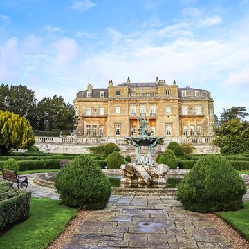 Bedfordshire, England Circa January 2023: Luxury Luton Hoo Hotel Exterior, Illustrative Editorial