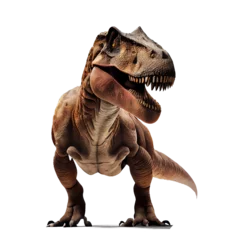 Wandcirkels aluminium tyrannosaurus rex dinosaur © I LOVE PNG