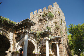 Hadrians Gate in Antalya, Turkiye