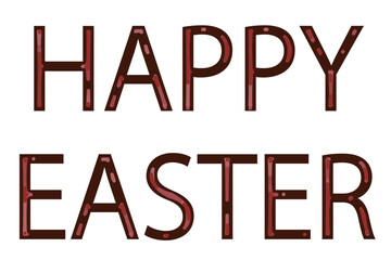 HAPPY EASTERの文字素材