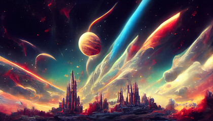 Outer space fantasy