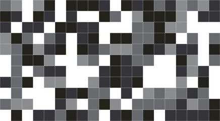 black and white background Square random illustration checkerboard