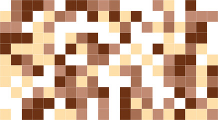 Square random illustration checkerboard