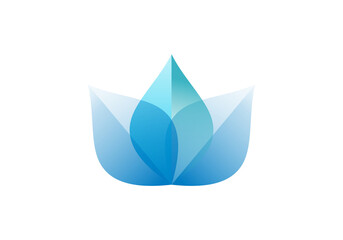 Abstract elegant flower logo icon vector design. Universal creative premium symbol background