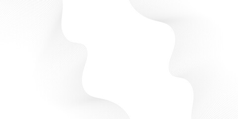 Abstract white paper wave background and abstract gradiant and white wave curve lines banner background design. Vector illustration. Modern template abstract design flowing particles wave.