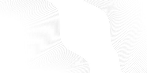 Abstract white paper wave background and abstract gradiant and white wave curve lines banner background design. Vector illustration. Modern template abstract design flowing particles wave.