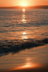 日本風景江ノ島夕焼け