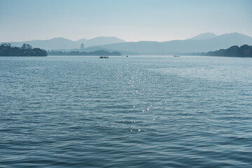 view of the west lake in Hangzhou
