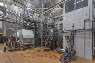 Special equipment of milk processing facility.