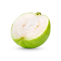 Sliced Guava fruit isolated on transparent background (.PNG)