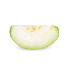 Sliced Guava fruit isolated on transparent background (.PNG)