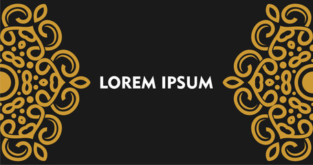 Vector mandala design, for your various types of advertising needs, suitable for business card designs, banners, websites, etc. high resolution EPS file format