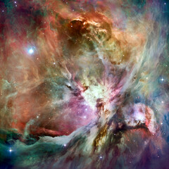 Cosmos, Universe, Orion nebula, galaxies in space. Abstract cosmos background