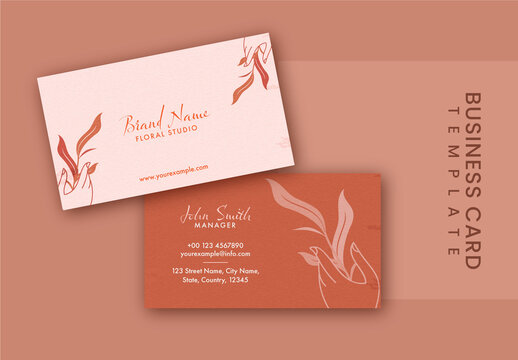 Minimal Business Card Layout