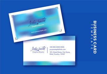 Minimal Business Card Layout