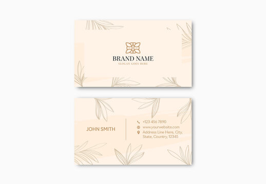 Minimal Business Card Layout