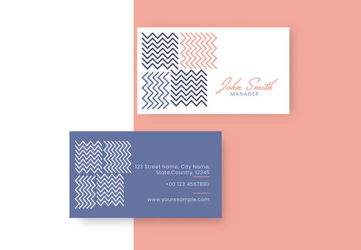 Minimal Business Card Layout