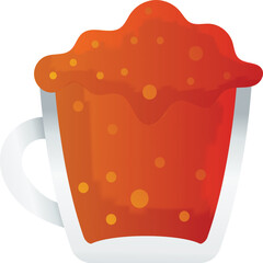 Smoked Beer concept,  malted barley water vector color icon design, Germanic symbol, Germany culture sign, Deutschland traditions Elements stock illustration 