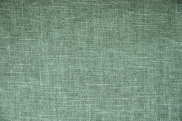 Green linen fabric texture