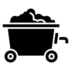coal cart illustration