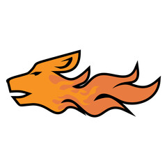 the wolf vector style.can be used logo,brand and mascots