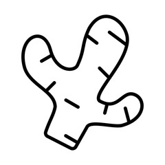 Ginger Icon Logo Design Vector Template Illustration Sign And Symbol Pixels Perfect