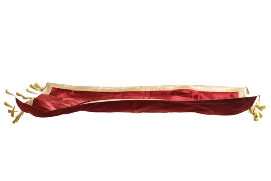 Red velvet flying carpet