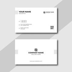 Business card design template, Clean professional, visiting card, Creative and modern business card template. Ready For Print