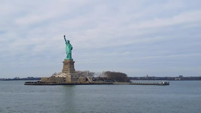 New York Statue of Liberty Hyperlapse