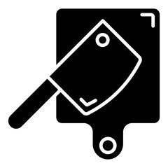 coaster and knife icon