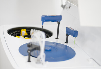 Beautiful  doctor holding patient's hand for encouragement and empathy and touching her arm. Partnership, trust and medical ethics concept. Bad news lessening and support. Patient cheering