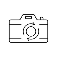 camera icon. outline icon