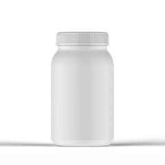 Matte Plastic Pills Bottle