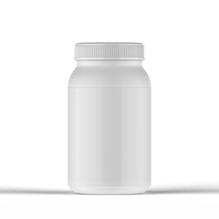 Matte Plastic Pills Bottle