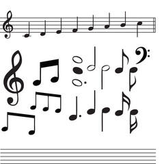 signature element music melody note