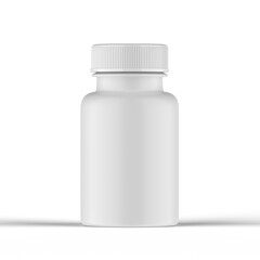 Matte Plastic Pills Bottle