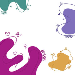 background with butterflies