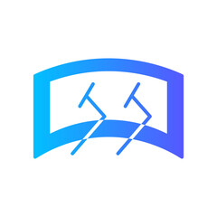 windshield gradient icon