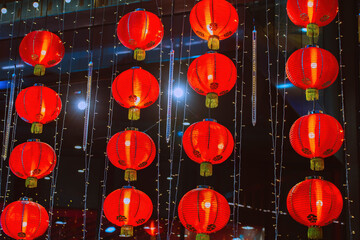 Colorful lanterns ( Tang Lung ) - Chinese New Year decorations