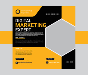 Social Media Post Template Design 