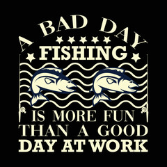 Fishing t-shirt design