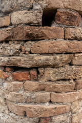 Fototapeta premium Real brick wall background and texture