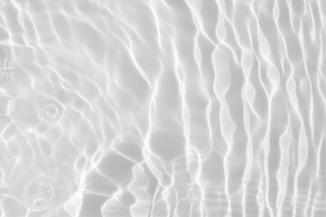 Abstract white transparent water shadow surface texture natural ripple background
