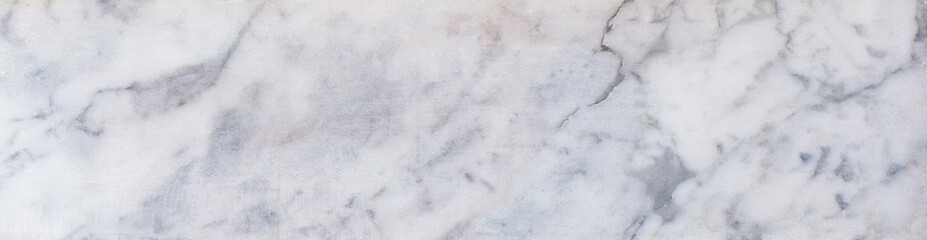 White marble background or texture and copy space, horizontal shape