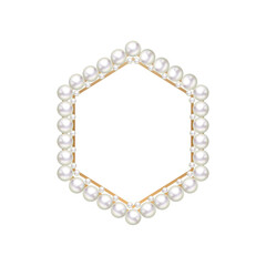 yellow pearl hexagon