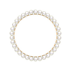 yellow pearl circle