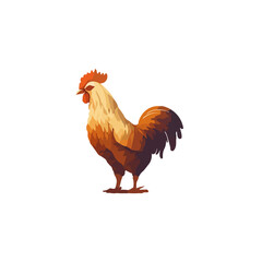 Feathered Friend: A Vector Art Chicken Logo