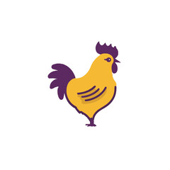 Feathered Friend: A Vector Art Chicken Logo
