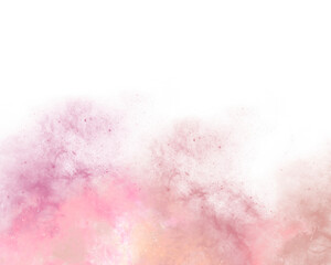 Pink power smoke abstract