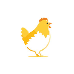 Feathered Friend: A Vector Art Chicken Logo